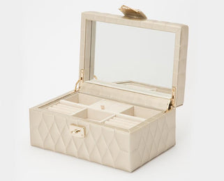 Wolf Jewellery Box Caroline Small Champagne 329846