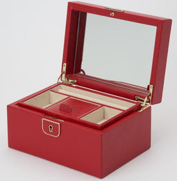 Wolf Jewellery Box Palermo Small Red 213172