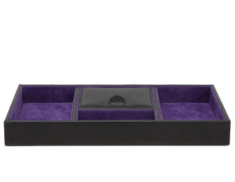 Wolf Valet Tray Blake Black Purple 305128