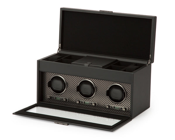 WOLF Watch Winder Axis Triple Powder Coat