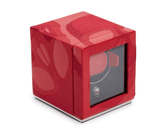 WOLF Watch Winder Cub Memento Mori Red