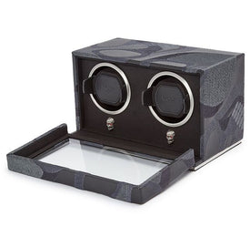 Wolf Watch Winder Memento Mori Cub Double Black 493202