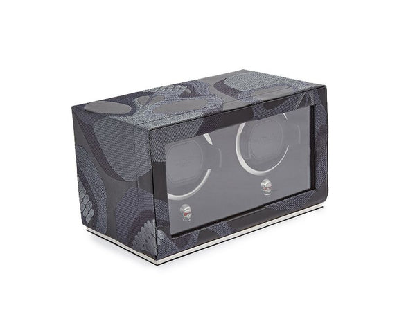 WOLF Watch Winder Cub Memento Mori Double Black