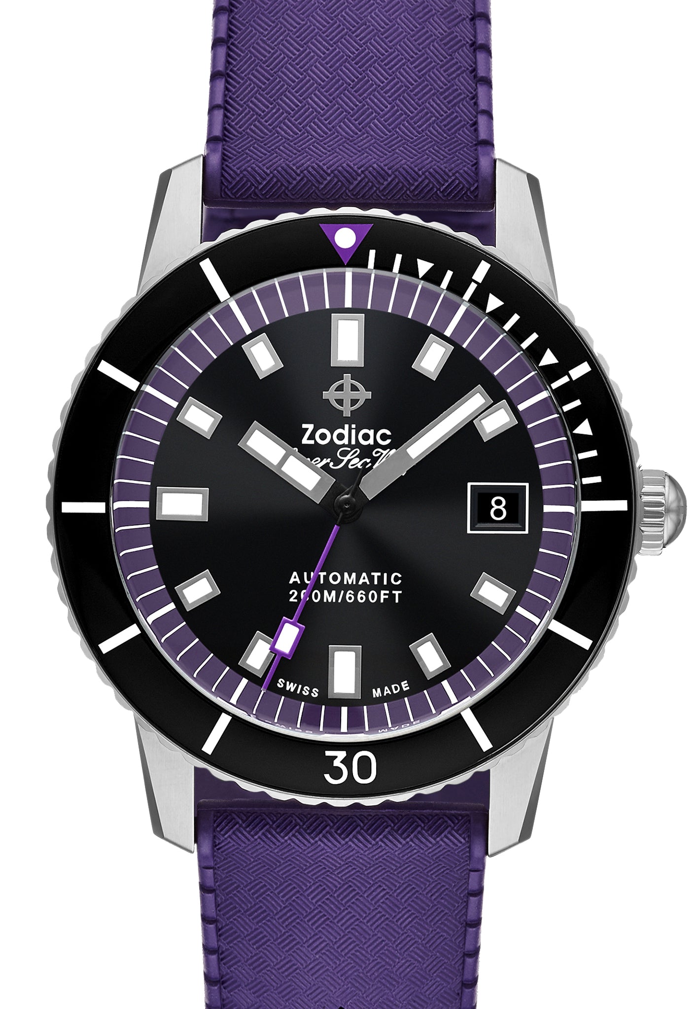Zodiac Huckberry x Zodiac Titanium Super Sea Wolf Dive Watch - Blue | Dive  Watches | Huckberry